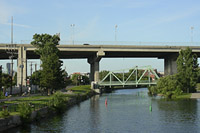 Saint-Henri, Échangeur Turcot, piétons, Centre Gadbois, Canal de Lachine, Montréal, le sud-Ouest
