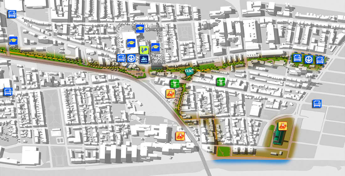réseau de transport actif, passerelle pour piste cyclable, passerelle couverte pour piste cyclable