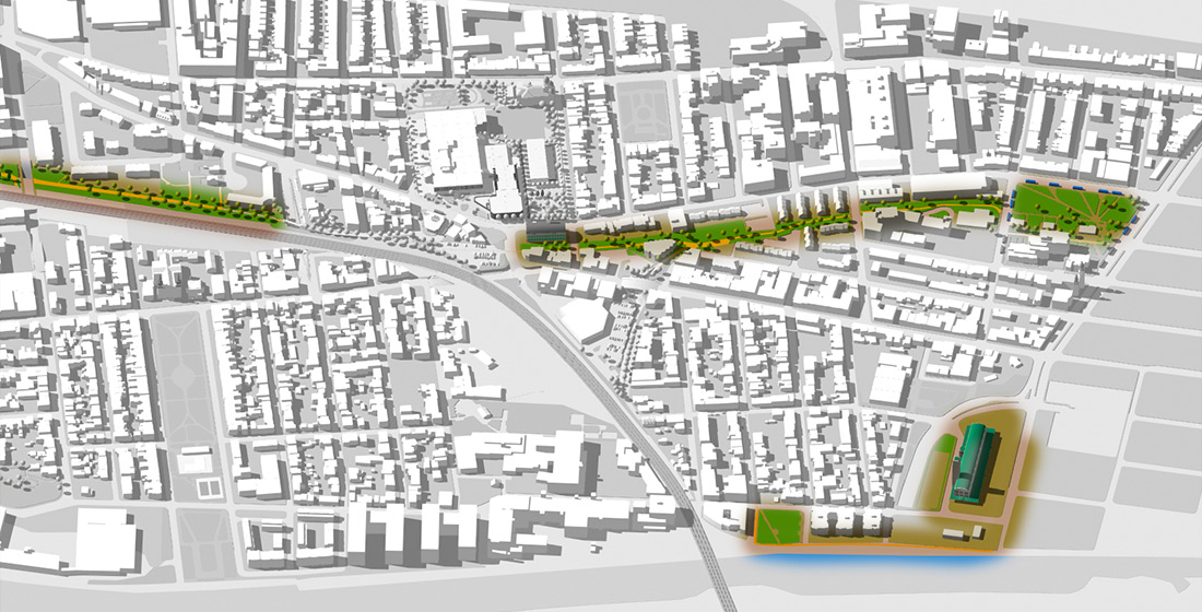 réseau de transport actif, passerelle pour piste cyclable, passerelle couverte pour piste cyclable