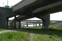 Saint-Henri, Échangeur Turcot, piétons, Montréal, le sud-Ouest