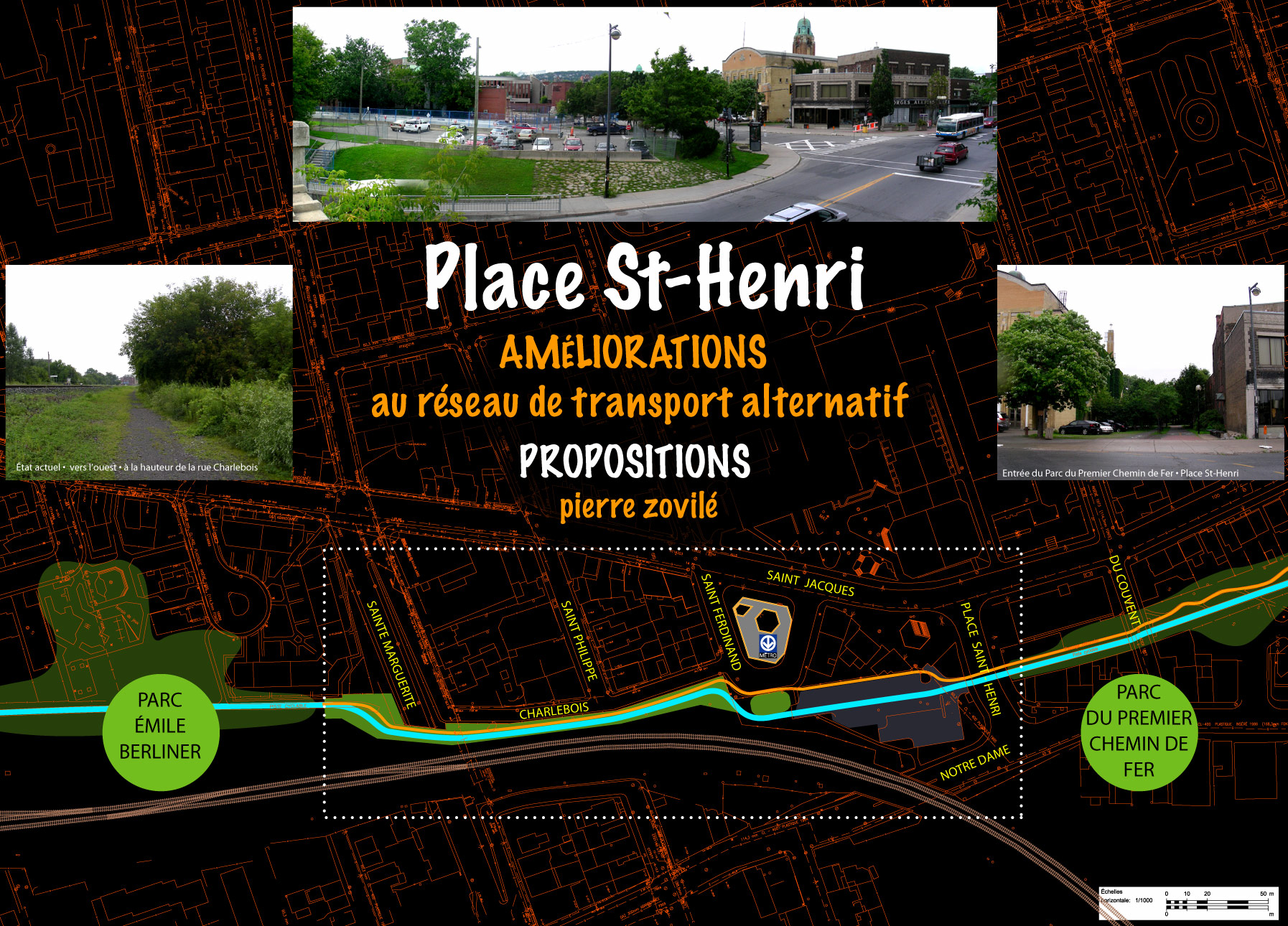 Piste Cyclable Place St-Henri
